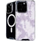 Purple and White Tie Dye iPhone 16 Pro MagSafe Case